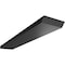 Ekena Millwork 2 1/2"W x 14"D Hidden Floating Steel Heavy Duty Bracket, Powder Coated Black BKTM02X14HFPBL - alternate 1